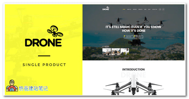 Drone无人机主题