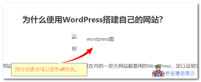 图片失效时的ALT标签