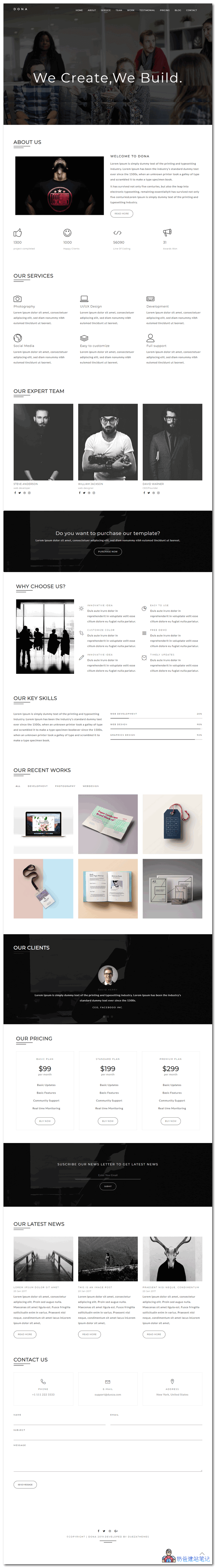 DONA主题演示截图