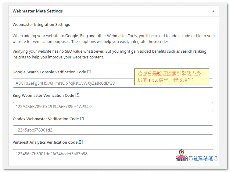 The SEO Framework管理员身份验证
