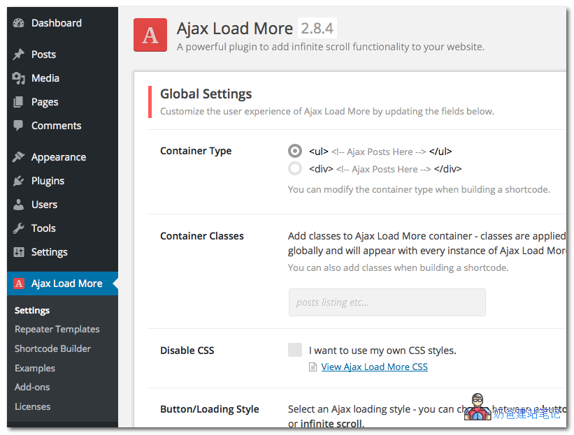 WordPress Infinite Scroll – Ajax Load More