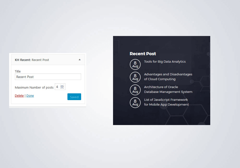 Footer widget bundle页脚小工具