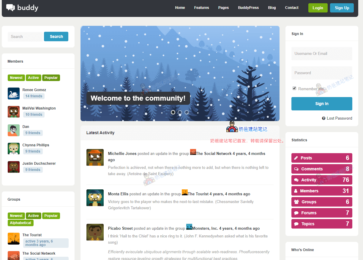 wordpress论坛主题