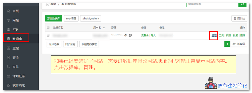 宝塔面板通过IP访问网站
