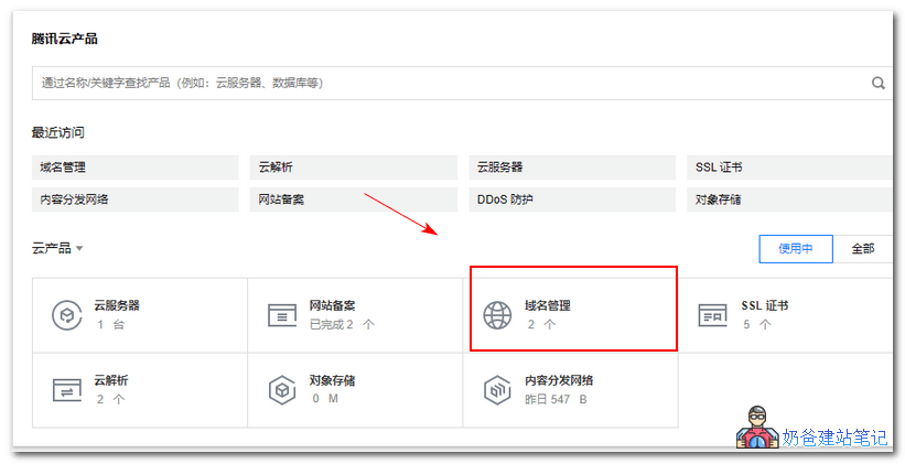 腾讯云域名证书
