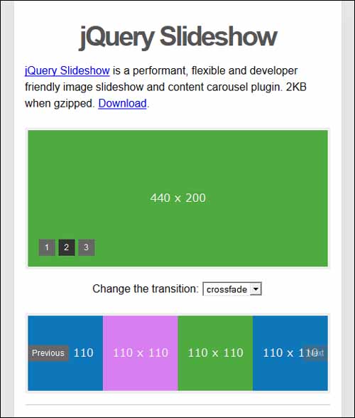 Free jQuery Slideshow Plugin Free jQuery Slideshow Plugin