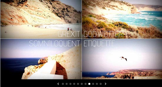 Free Responsive 3D Image Gallery Panel Layout Free Responsive 3D Image Gallery Panel Layout